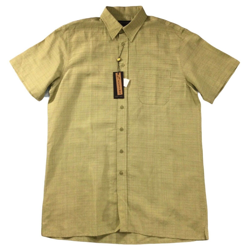 F/X Fusion Mens Shirt XL Tall new nwt $75 Green